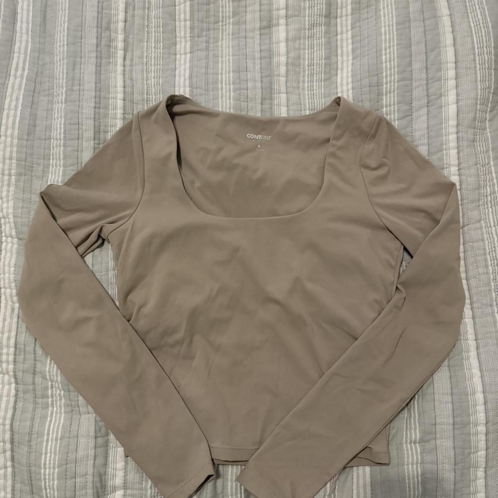 PacSun Women's Taupe Long Sleeve Top